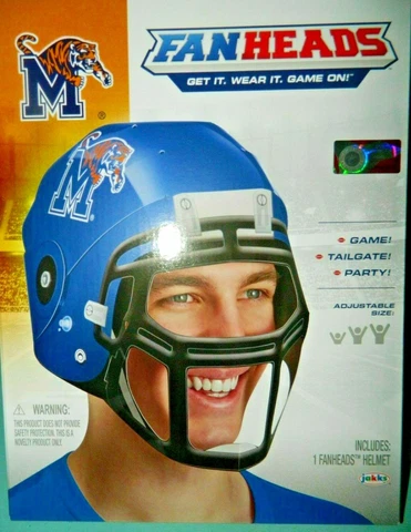 MEMPHIS STATE  Fanheads Wearable Helmet Gameday  Fanheads! GO TIGERS Cover