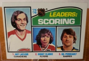 1976-77 O Pee Chee Guy Lafleur/ Bobby Clarke /Gil Perreault 🔥 🌟 🏒  - Picture 1 of 2