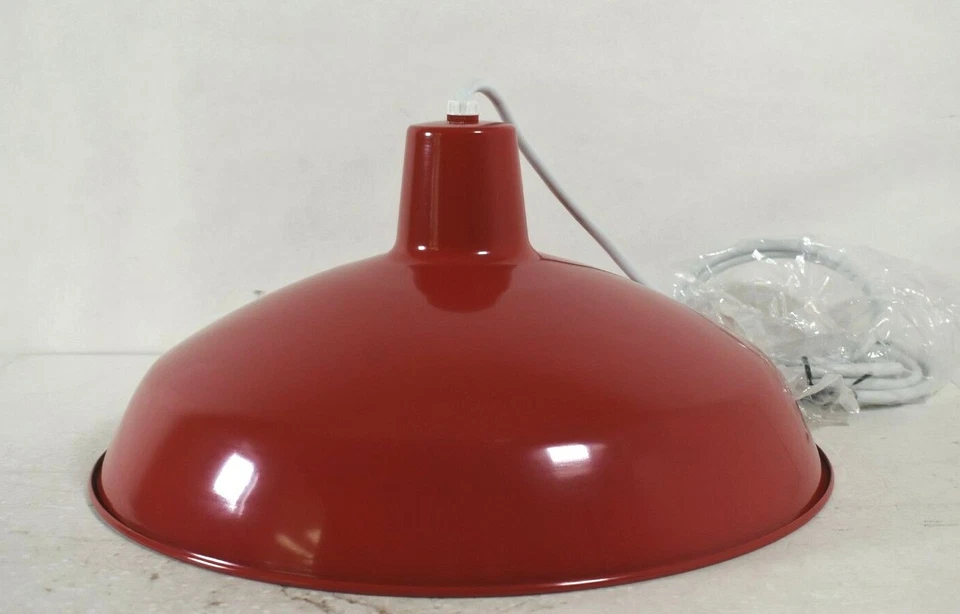 Sea Gull Lighting 6517993S-21 Red Painted Shade Ceiling Fixture Pendant LED - Image 1 of 4