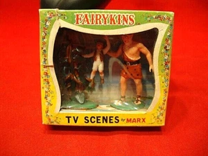 FAIRYKINS TV SZENEN von MARX-JACK AND THE BEANSTALK in OVP mit Fenster 1962 - Bild 1 von 9