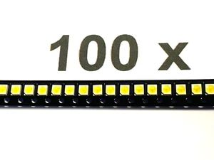 HSMW-A100-U40J1, LED weiß, AVAGO , 3,4V, 20-30mA, 1125mcd, PLCC2,  100 Stück - Bild 1 von 3