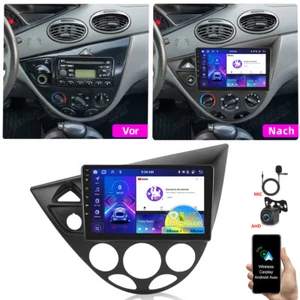 Per Ford Focus 1998-2005 Carplay Autoradio 4G+64G Android 13 fotocamera GPS Navi DSP - Foto 1 di 18