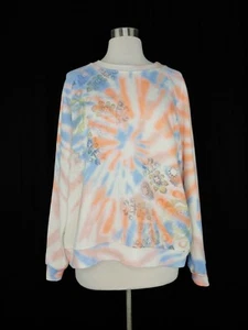 Desigual XL Women's Tie Dye Crew Neck Pullover Sweatshirt - Picture 1 of 7