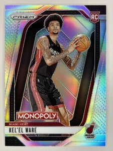 2024-25 Prizm Monopoly KEL'EL WARE (RC) #30 Silver Prizm / Miami Heat RARE - Picture 1 of 2