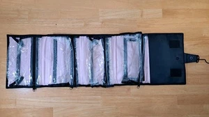 Mary Kay Roll Up Travel Bag w/Removable Pouches Black Cosmetic Organizer Hanging - Picture 1 of 9