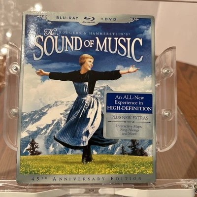 The Sound of Music (Blu-ray/DVD 3-Disc Set, 45th Anniv. Edition) NEW/Slip Cover - Image 1 of 4