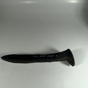 Vintage Florida East Coast Railroad Zug Schienen Nagel. - Bild 1 von 6