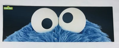 Spirit Halloween  Sesame Street Cookie Monster Cardboard End Cap 2025 24”x8” - Image 1 of 2
