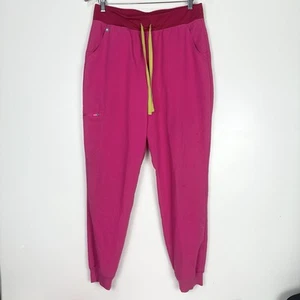 Pantalones Exfoliantes Figs Para Mujer Talla L/T Zamora Cintura Alta Rosa Impactante PO#3969 - Imagen 1 de 9