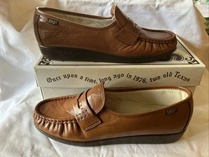 NOS SAS Shoes Women’s Size 9.5 N New In Box Classic Lug Tan - Picture 1 of 11