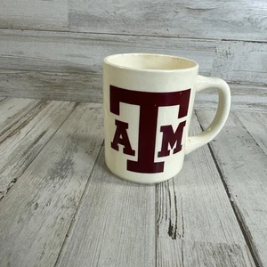 Vintage 1970s TEXAS A&M AGGIES UNIVERSITY Coffee Mug / Stein 3 & 3/4 - Picture 1 of 8