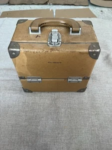 Shu Uemura Japanese Designer Vintage Makeup Case Box Brown Paper - Picture 1 of 10