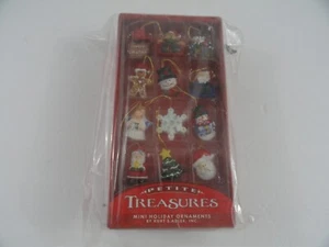 Kurt Adler Petite Treasures 12 Piece Miniature Ornaments Set 2 Pack Christmas - Picture 1 of 4