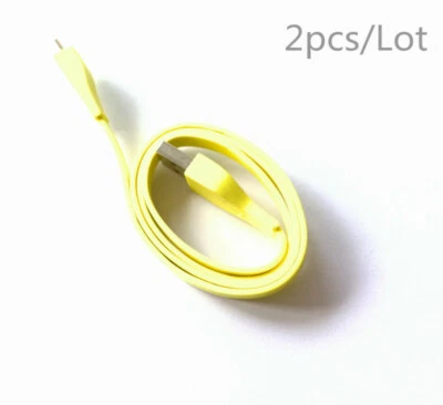 2 X 2 фута микро плоский кабель шнур для Logitech UE Boom/Roll/Boom2/Mega BOOM/Ultimate - Изображение 1 из 3