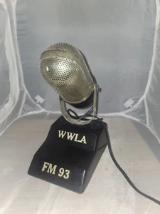 WWLA FM 93 Vintage Radio Advertisement Promo Microphone LA CROSSE, WI WIZM Z93 - Picture 1 of 5