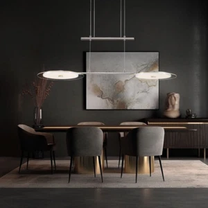 Lampada a Sospensione Sala Pranzo Altezza Regolabile LED da Cucina H 150cm - Foto 1 di 9