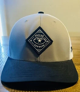 Hooey Dallas Cowboys Hat SnapBack Cap Silver Navy White Mesh Adjustable - Picture 1 of 8