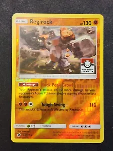 Pokemon Promotional (Promo) Pokemon League REVERSE HOLO Regirock 53/111 - NM - Picture 1 of 2