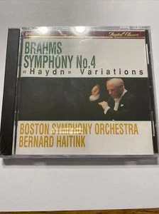 Brahms Symphony No 4 Haydn Variations Boston Orchestra Bernard Haitink CD Sealed - Picture 1 of 3