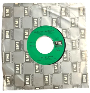 Michael Johnson - Bluer Than Blue / Two In Love - 45rpm  - EMI Stereo Record - Imagen 1 de 3