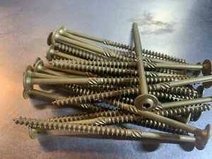 #14 x 5" Construction Lag Screw Exterior Coated Torx/Star Drive (25 Ea) - Picture 1 of 5