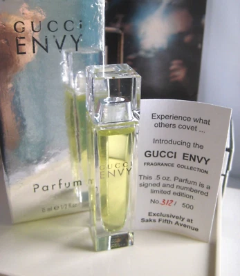 🎁Vintage Nuevo 0.5 oz 15 ml **PERFUME** Perfume puro Gucci Envy de colección Foto 1 de 4
