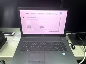 HP ZBOOK 17 G3 INTEL XEON E3-1535M 2.90GHZ, 64gb Ram, No SSD or AC Included - Picture 1 of 3