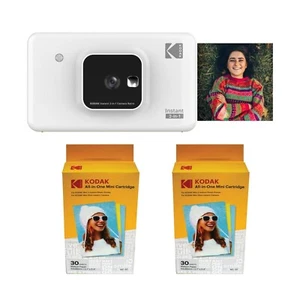 Cámara digital instantánea 2 en 1 e impresora fotográfica Kodak + 60 hojas - Imagen 1 de 1