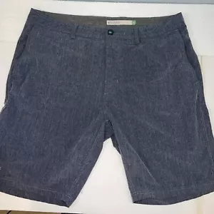 Linksoul Shorts Mens 38 Gray Flat Front Chino Pockets Golf 10" Inseam - Picture 1 of 7