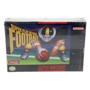 Super Nintendo NFL Super Play Acción Fútbol Videojuego De Colección Nuevo/Sellado - Imagen 1 de 11
