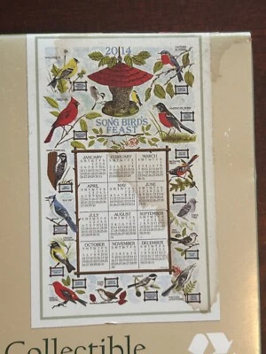 2014 Kay Dee  Towel Songbird's Feast Calendar -New In box - Image 1 of 4