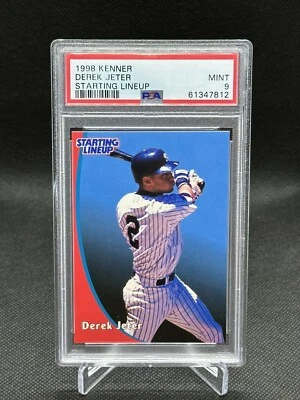 Derek Jeter | 1998 Kenner Starting Lineup PSA 9 Mint | New York Yankees HOF - Image 1 of 2