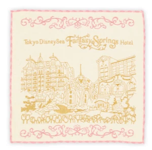 Pre Limited Tokyo Disney Sea fantasy springs hotel　design mini towel cute - Picture 1 of 3