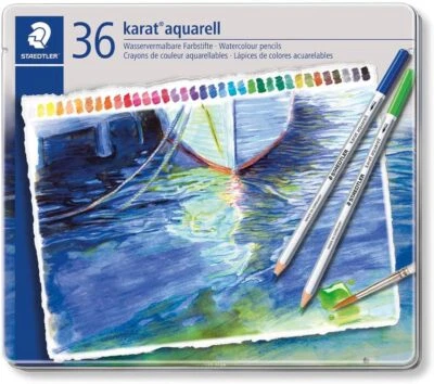 Lápices de colores Staedtler Karato acuarela lápices de acuarela 36 colores 125 M Foto 1 de 4