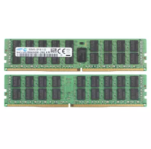 SAMSUNG 2x 16GB PC4-2133P PC4-17000R DDR4 REG-ECC DIMM DDR4 Server Memory - Picture 1 of 8