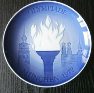 TELLER, PORZELLAN: OLYMPIADE MÜNCHEN 1972 / gemarkt - Bild 1 von 1