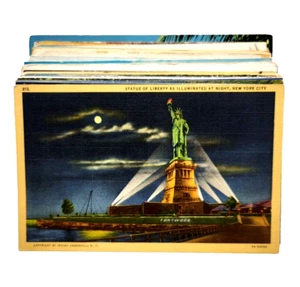 Mixed Lot of 100 Vintage Postcards 1900's to Now Posted & Unposted (G40K) - Picture 1 of 4