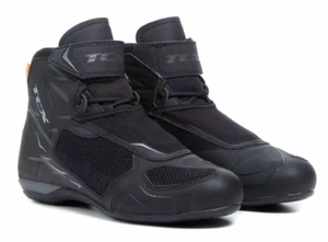 TCX R04D AIR MOTORCYCLE SHOES BLACK GREY SIZE 45 BLACK GREY SHOES CITY URBAN TOURING - Picture 1 of 4