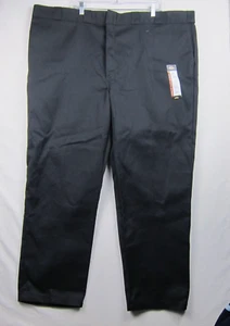 ¡NUEVO! Pantalones de trabajo para hombre Dickies 874 negros ajuste original 50 X 32 ¡NUEVOS CON ETIQUETAS! - Imagen 1 de 9
