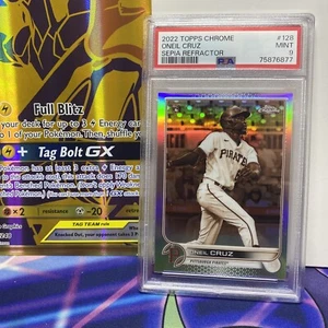 Oneil Cruz 2022 Topps Chrome Sepia Refractor Rookie RC #128 PSA 9 B - Picture 1 of 2