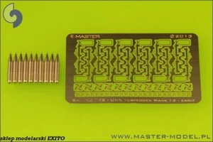 MASTER SM-350-072 - 1:350 avión torpedo americano Mark 13 22,4 pulgadas antes - Imagen 1 de 10