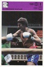 Trading card box boxing Slobodan Kacar World of sport edition Yugoslavia 1980
