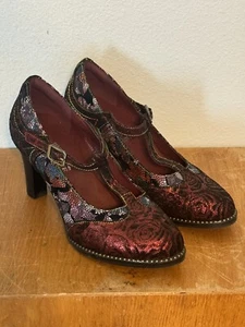 Tacones de cuero Spring Step L'ARTISTE Mazie - Talla 39 (US 8-8.5) - Tacón de 3"" - Imagen 1 de 8