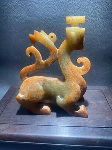 4.30 inch Chinese antique jade beast ornament - Picture 1 of 13