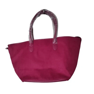 Ralph Lauren Fragrance Large Tote Bag Magenta Handbag Purse - Image 1 of 4