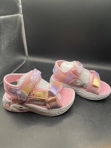 NWB Sketchers Toddlers Unicorn Dreams Sandal Sneakers Size 8 - Picture 1 of 14