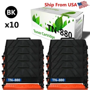 10PK TN-880 TN880 Toner Cartridge for Brother HL-L6200DWT HL-L6250DW MFC-L6750DW - Picture 1 of 2
