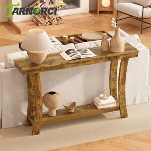 Console Tables Entryway Small Entryway Table Narrow Sofa Side Storage Shelves - Picture 1 of 11