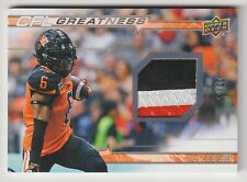 2023 UD CFL Greatness T.J. Lee THREE COLOR JERSEY CG-TL BC Lions 23/35