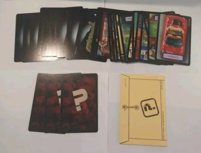 Clue Board Game Replacement Deck 2013 (27) Black and (3) Red Complete Set & Enve - Image 1 of 4